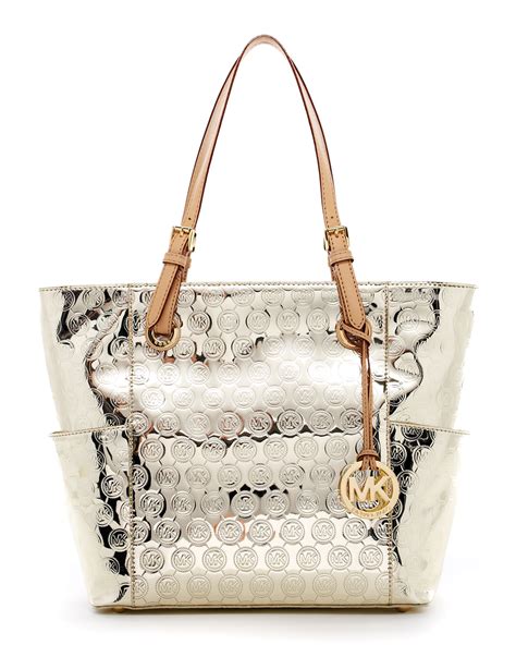 michael kors monogram it glitter gold|Michael kors monogram handbags + FREE SHIPPING.